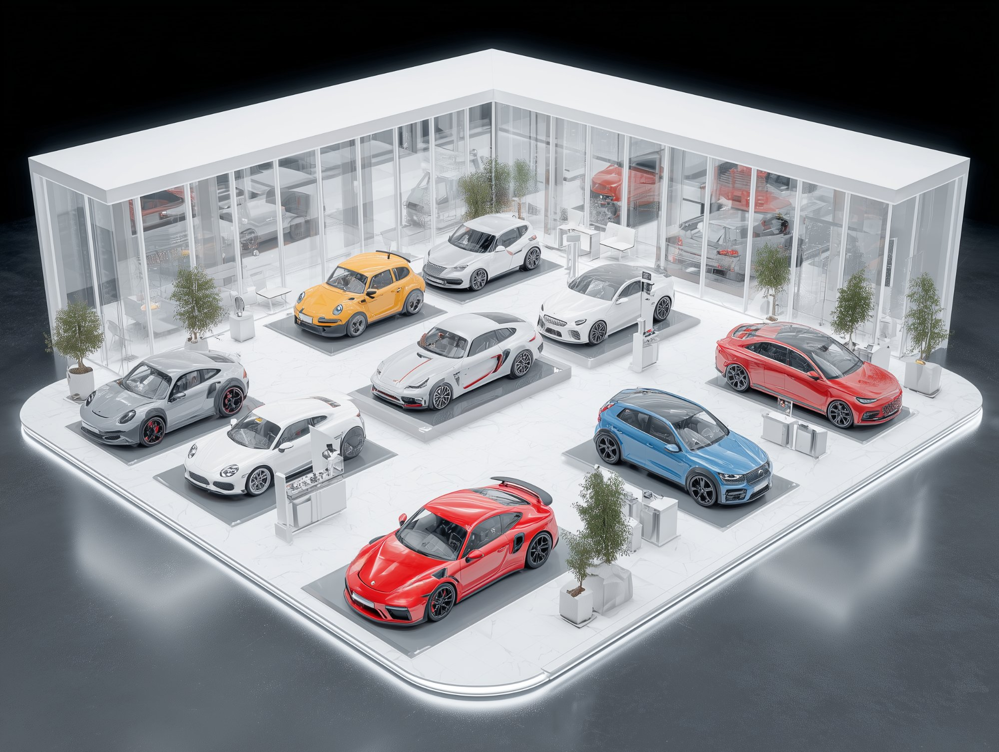 Autohaus Außenansicht