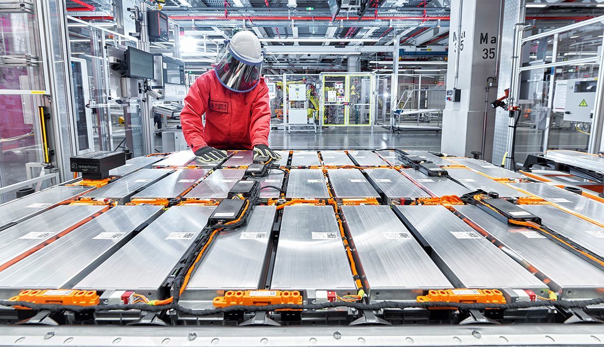 Batteriezellfertigung, Symbolbild