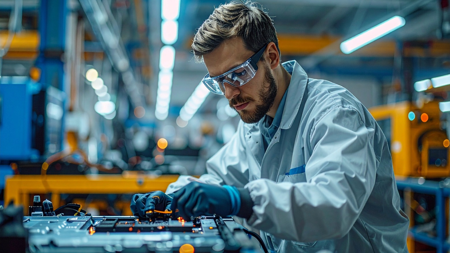 EV-Batteriereparatur im Autohaus