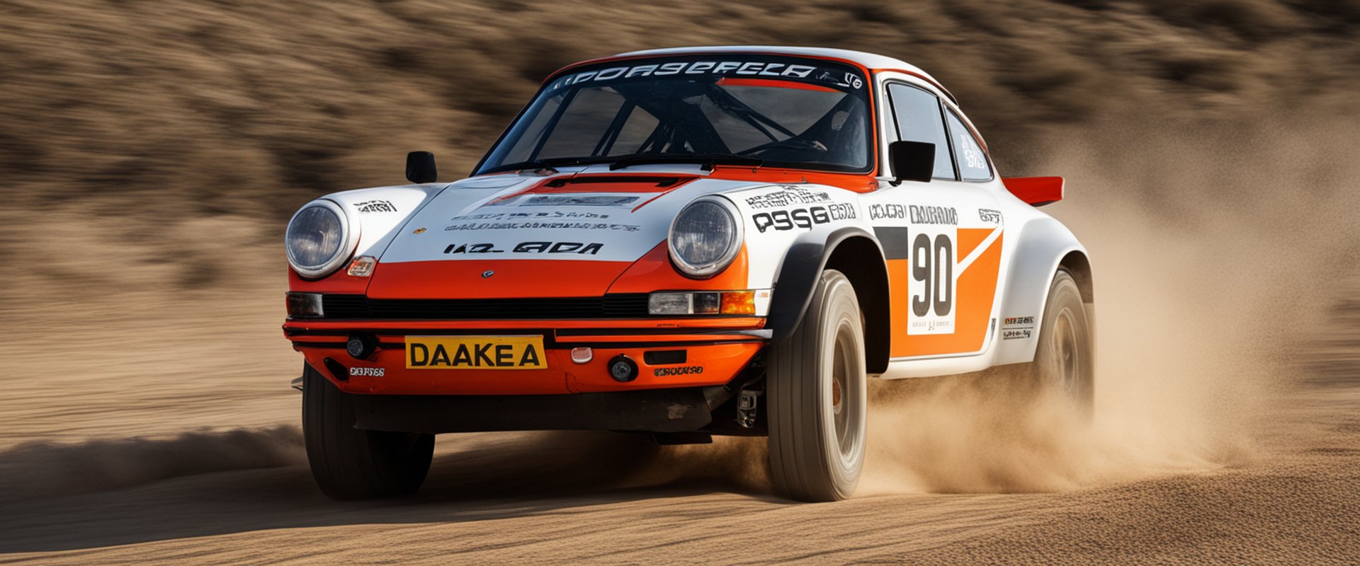 Porsche Rallye Rennwagen